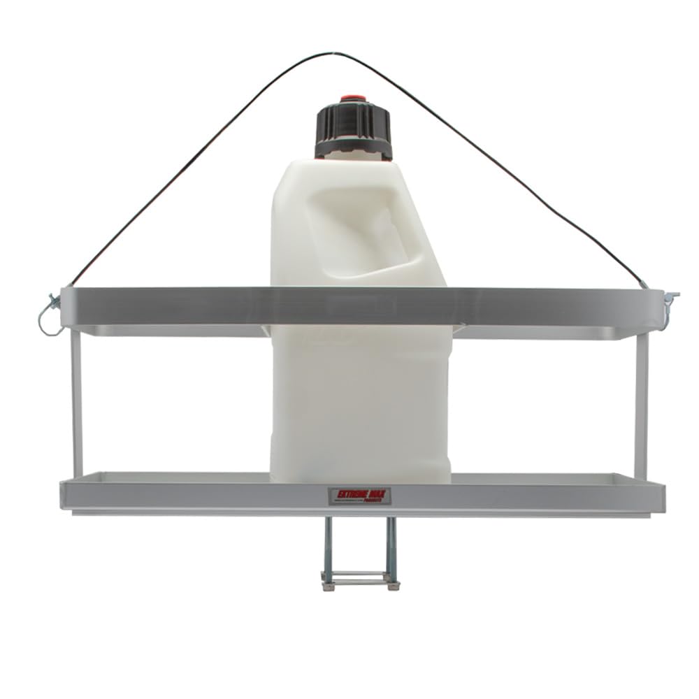 Aluminum Trailer-Mount Fuel Jug Holder for Three 5 Gallon Containers M408316