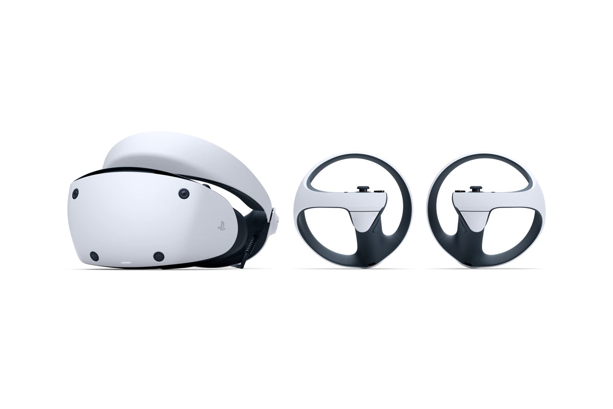 White VR2 Headset and Controllers G719