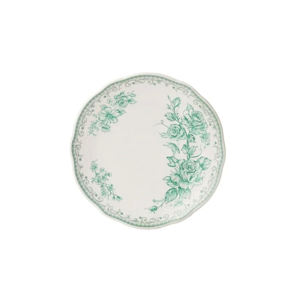 12-Piece Green Stoneware Dinnerware Set D12737