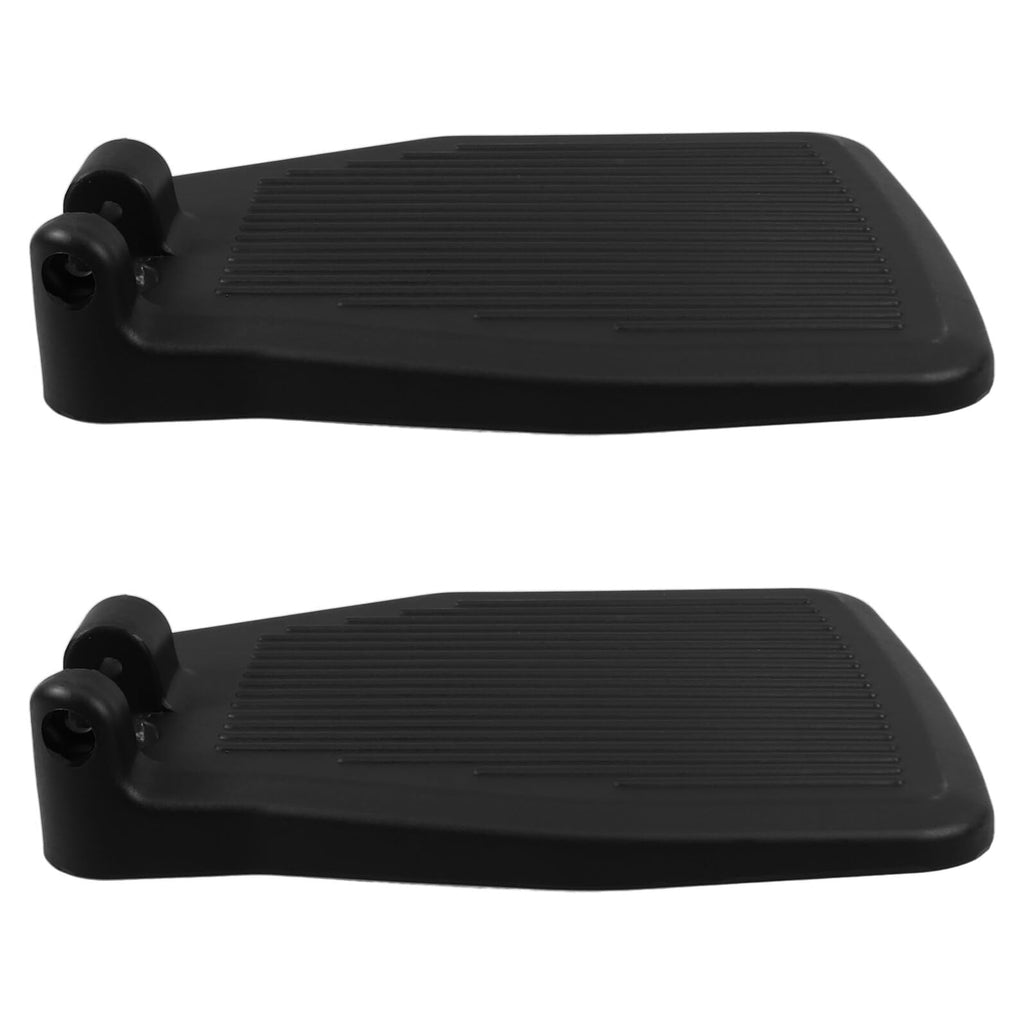 Black Plastic Wheelchair Footplates Replacement Pair A695