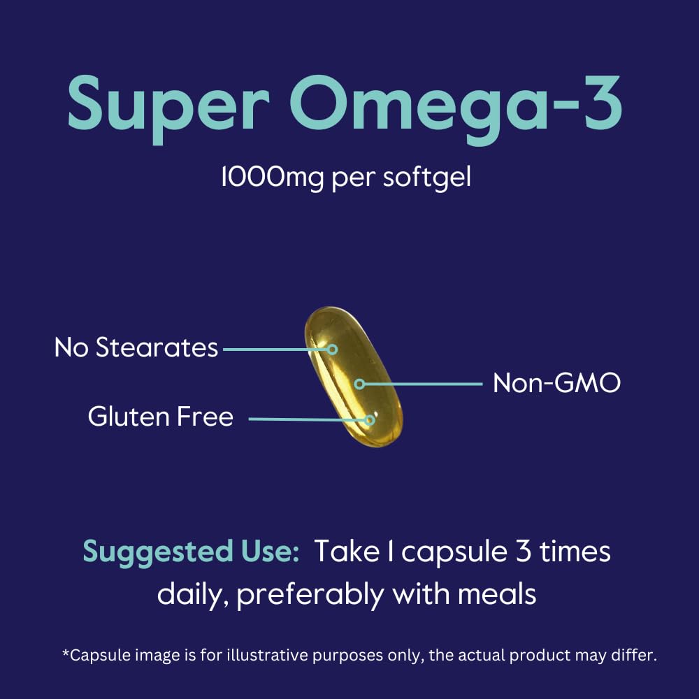 Omega-3 1000mg 120 Softgels B57490