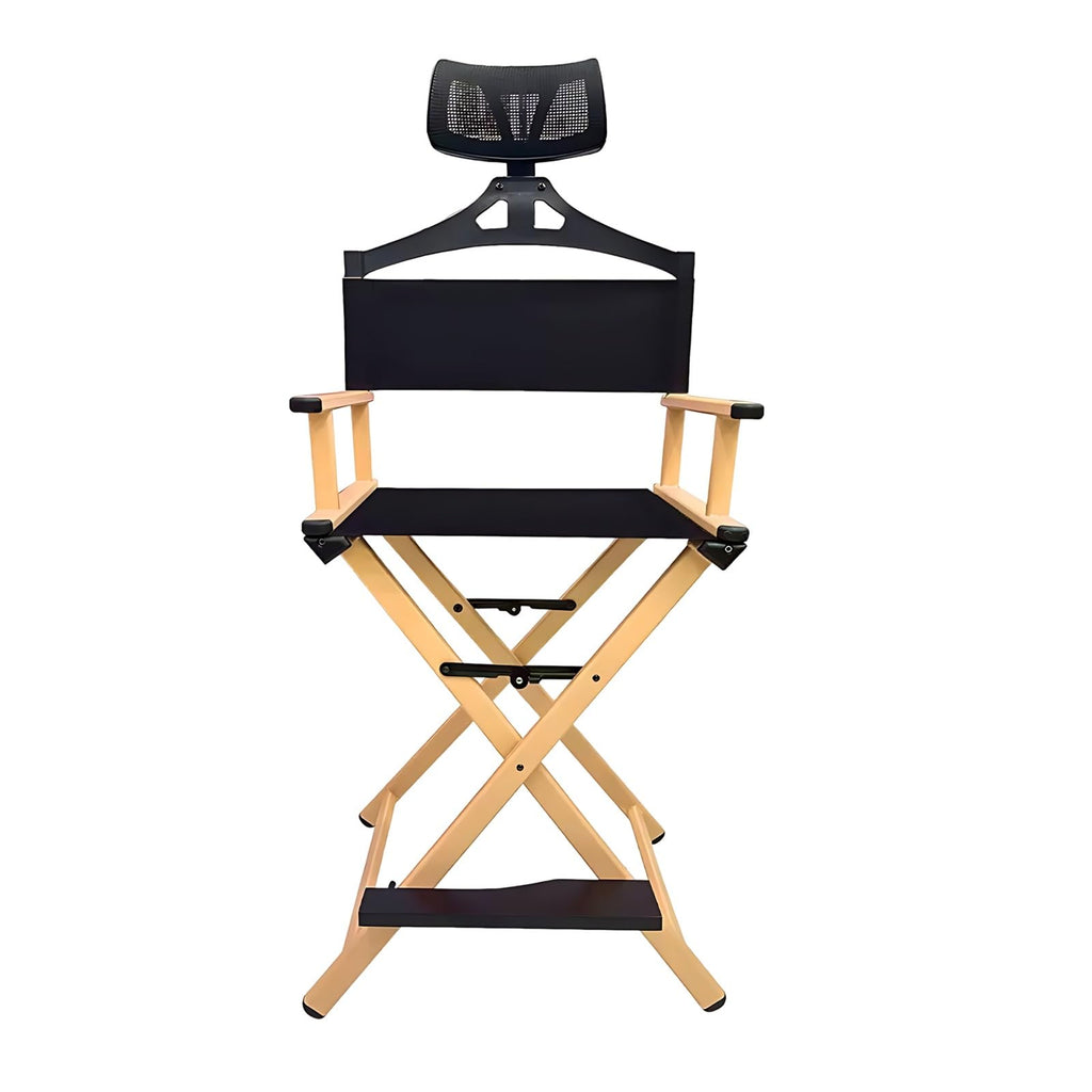 Foldable Makeup Chair with Footrest V993