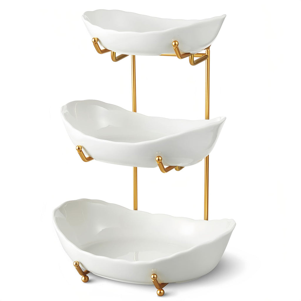 3 Tier Ceramic Fruit Basket W7536