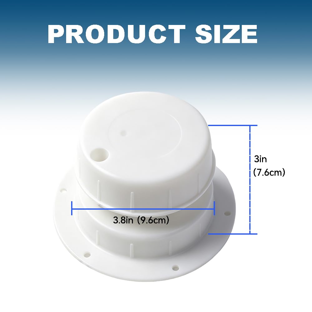 RV Plumbing Vent Caps Replacement Plastic Roof Cover 1 to 2 3/8 Inch Pipe N929