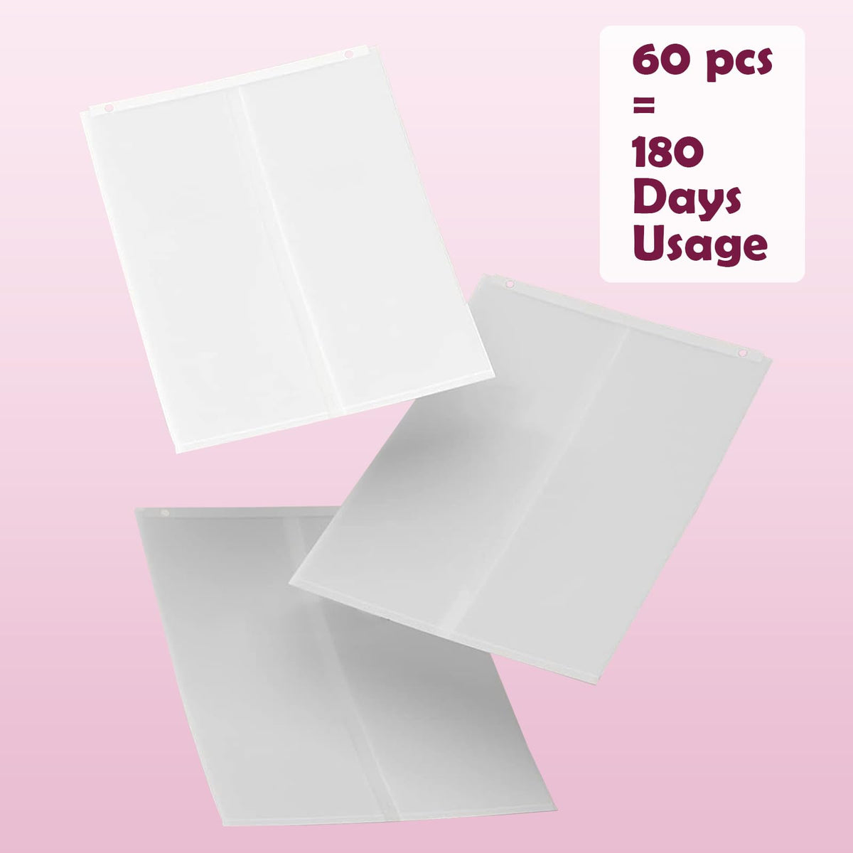 60pcs Cat Litter Box Liners V712281