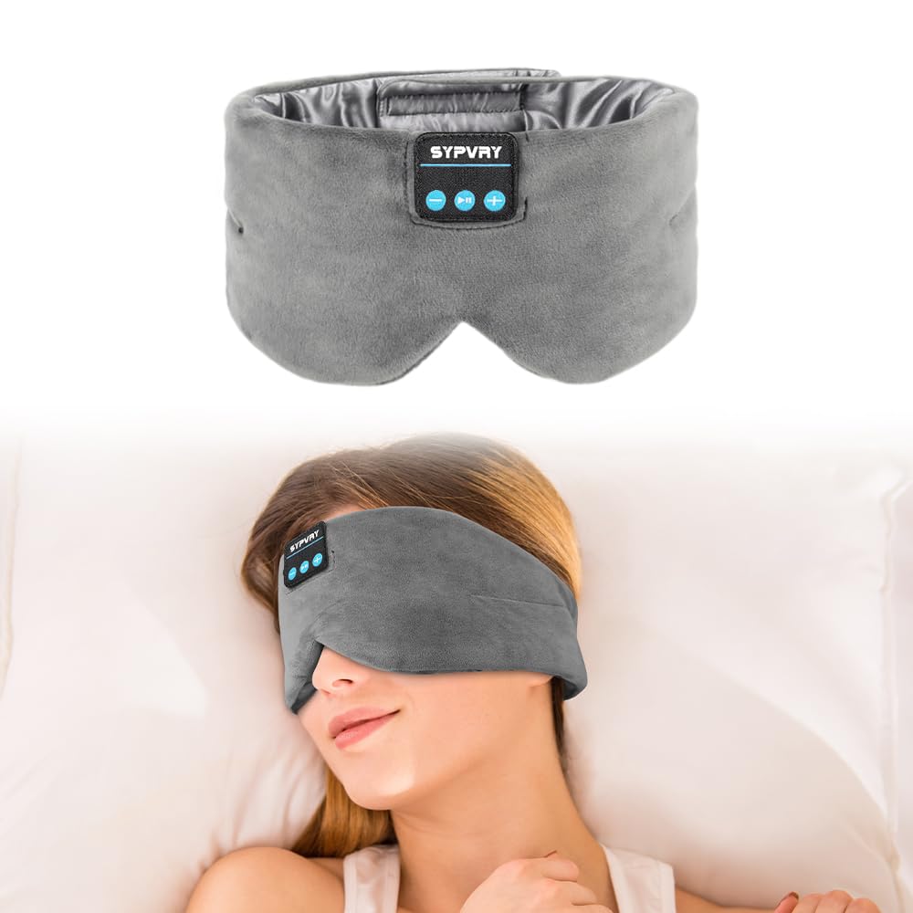 Bluetooth Silk Sleep Eye Mask with Microphone L64155