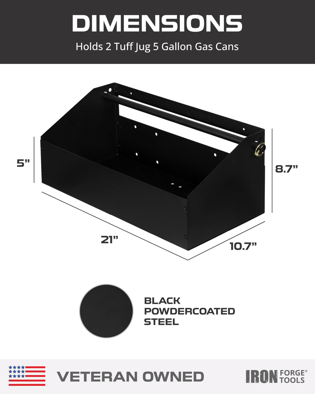 5 Gallon Gas Can Holder U33807