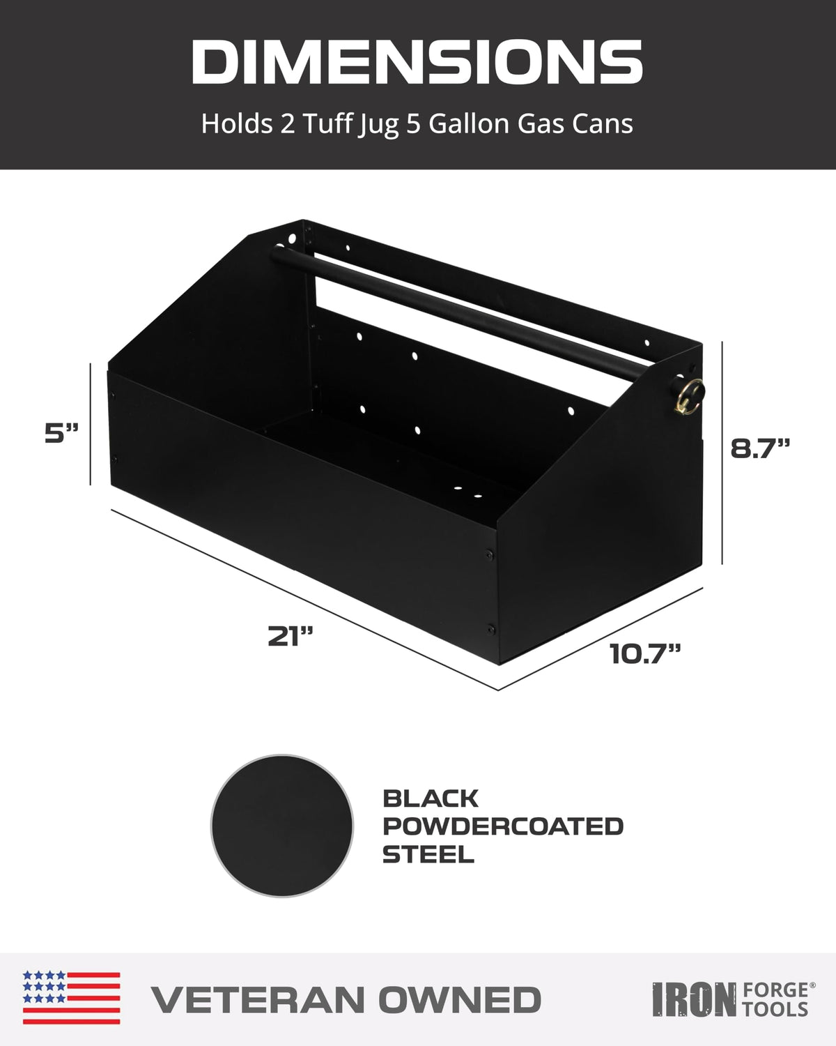 5 Gallon Gas Can Holder U33807