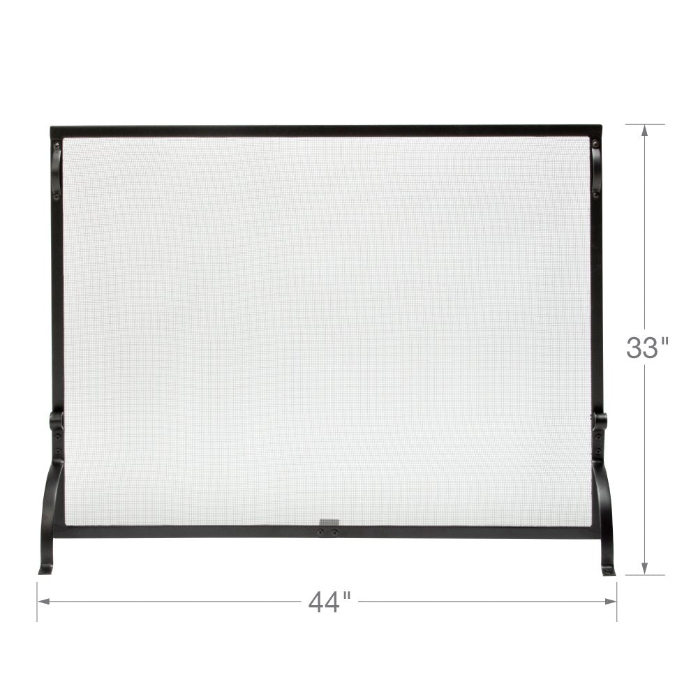 Medium Wrought Iron Fireplace Screen W743770