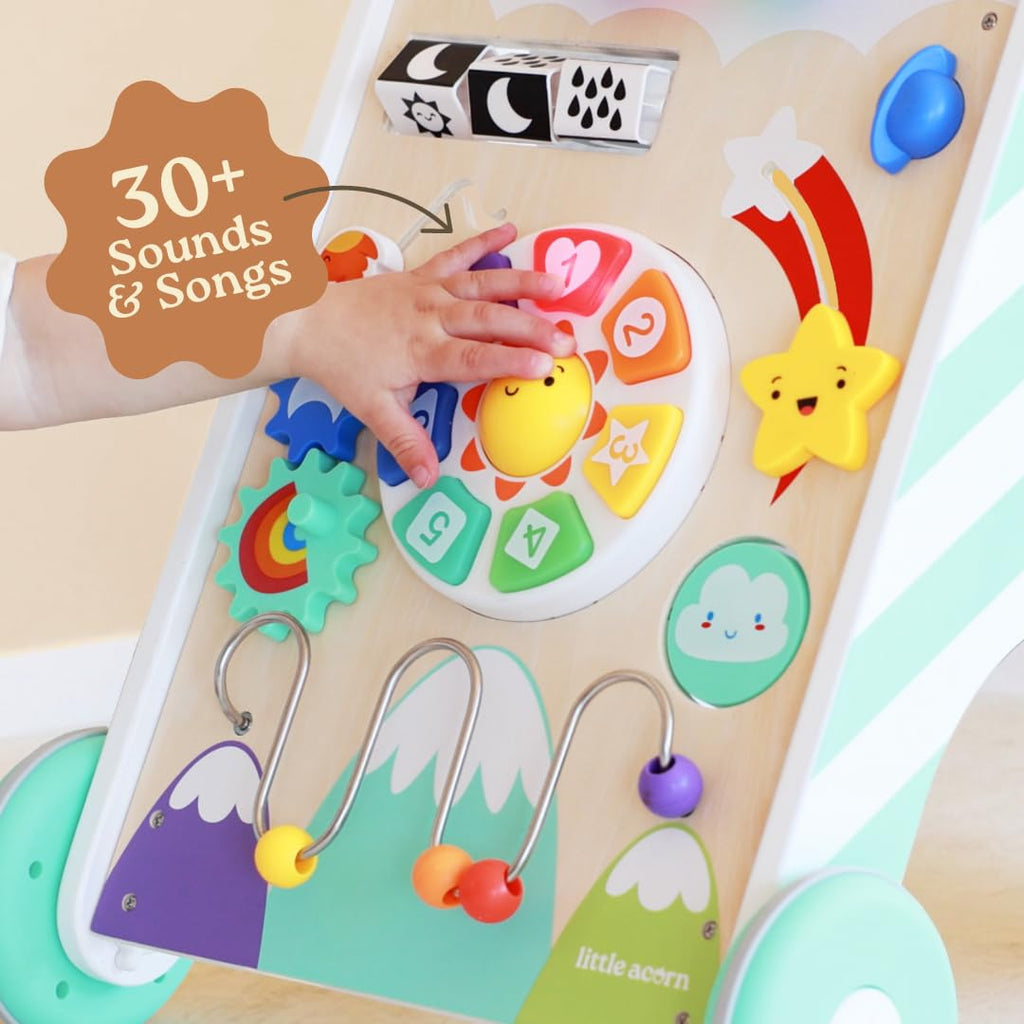 Wooden Baby Walker with Music & Lights D858