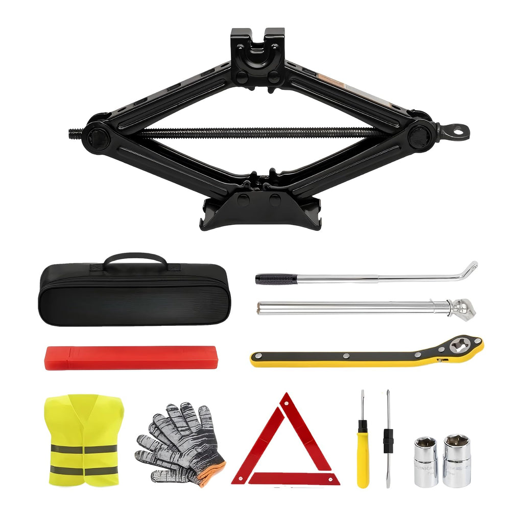 3-Ton Scissor Jack Kit with Ratchet Wrench E923472