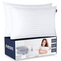 Queen Size Cotton Down Alternative Pillows Set of 2 W47821