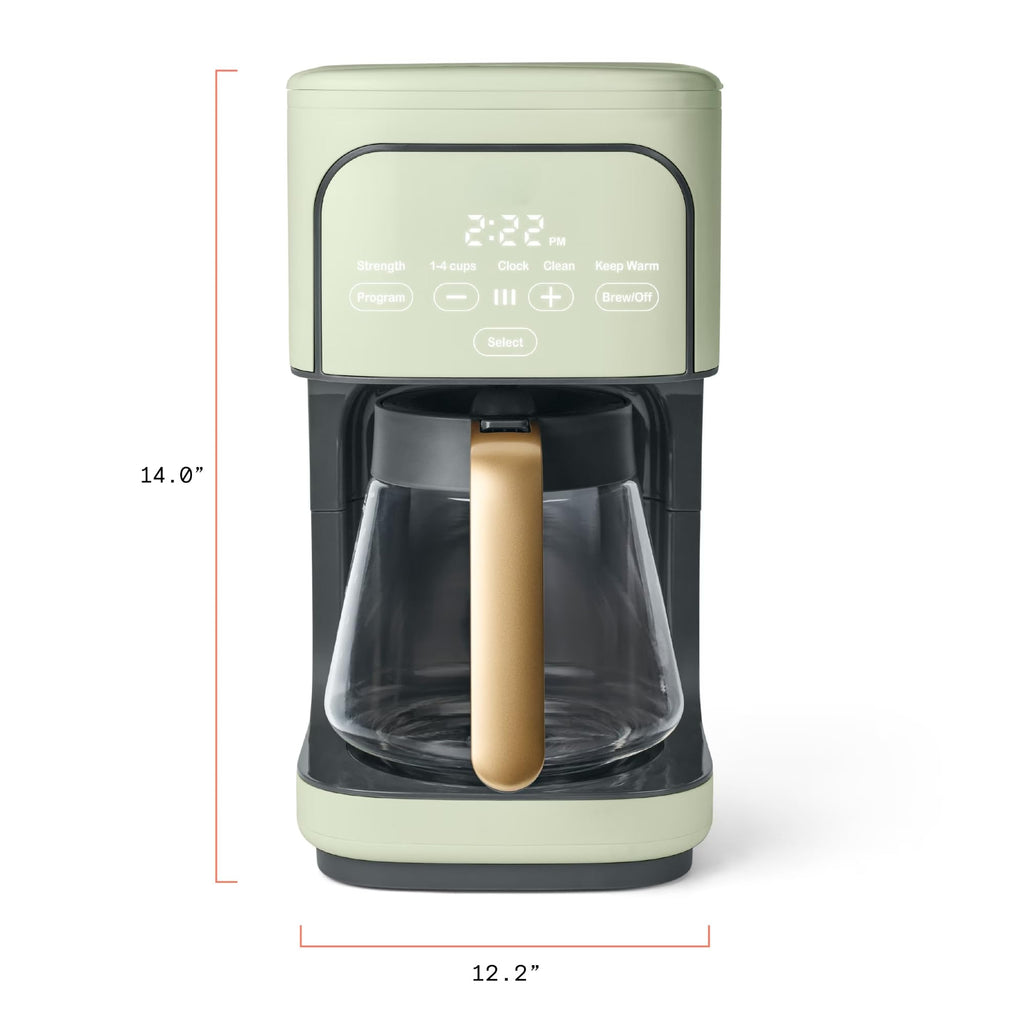 Sage Green 12-Cup Programmable Drip Coffee Maker F7959