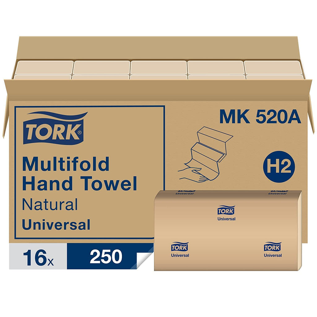 White Jumbo Toilet Paper Roll and Multifold Hand Towel Q14550