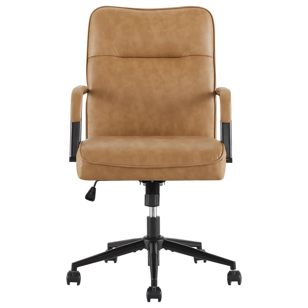 Ergonomic Faux Leather Office Chair with Lumbar Support M8581