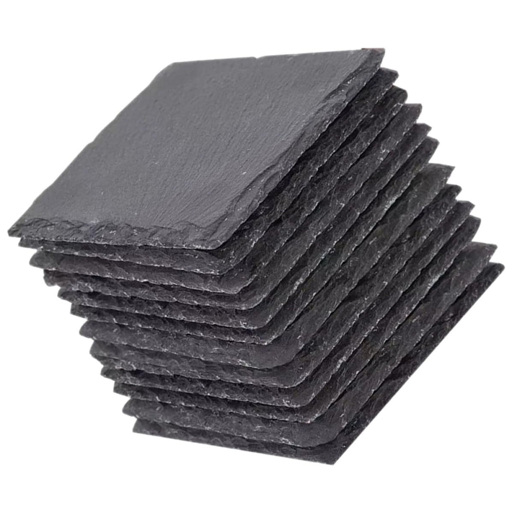 12pcs Natural Stone Drink Coasters Set U93271