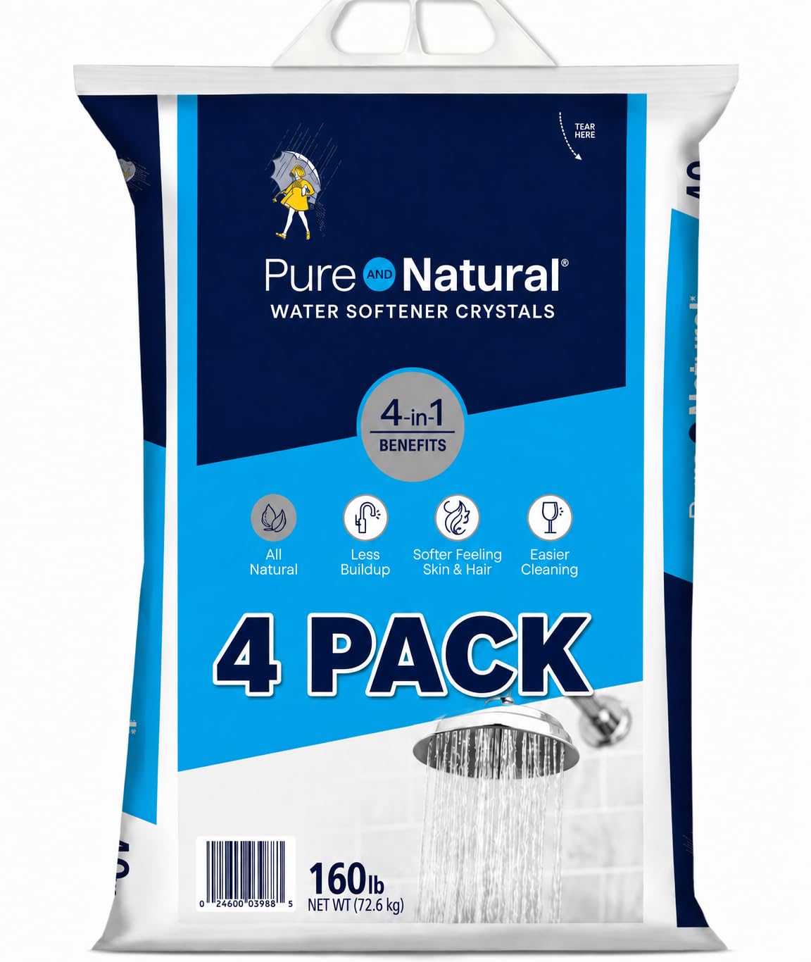 4 Pack 40 lb Water Softener Salt Pellets O2968