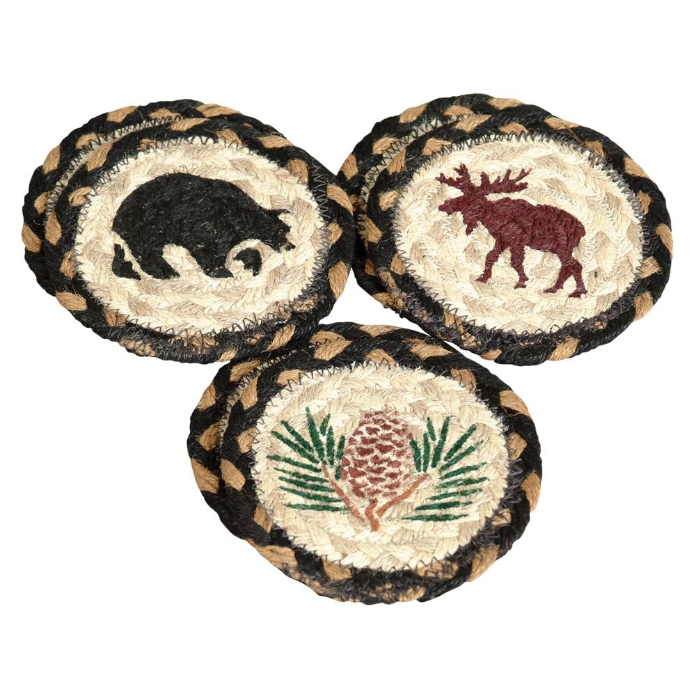 Set of 6 Rustic Jute Coasters G558594