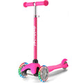 3-Wheel Kick Scooter with Light Up Wheels, 4 Adjustable Heights, Foldable D94362