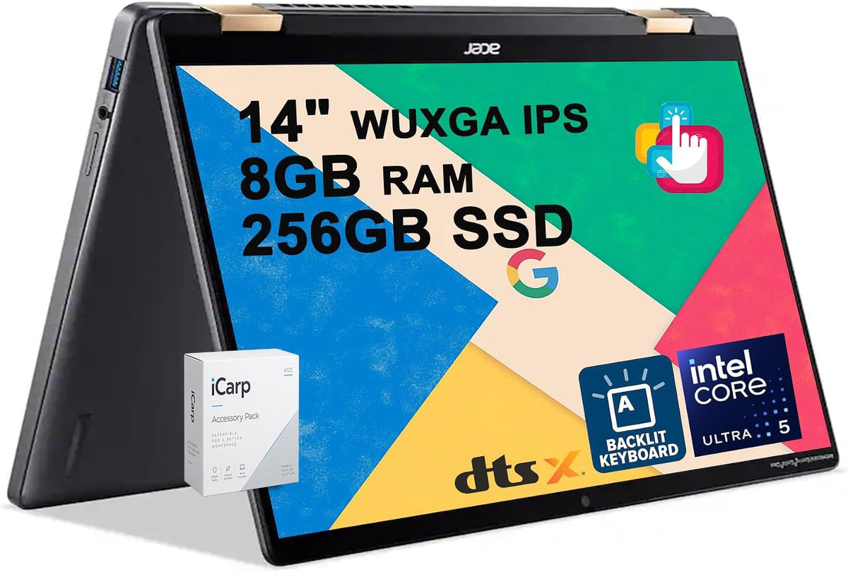 14" Touchscreen 2-in-1 Laptop 8GB RAM 256GB SSD A582