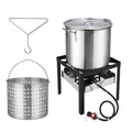 60QT Aluminum Turkey Fryer with Propane Burner J67546