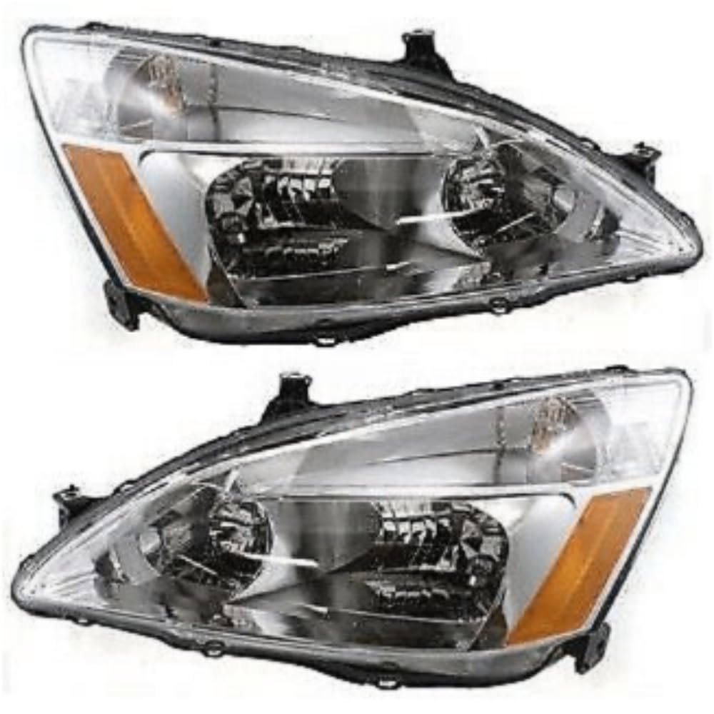 Headlight Set Left Right Clear Lens V8542