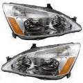 Headlight Set Left Right Clear Lens V8542