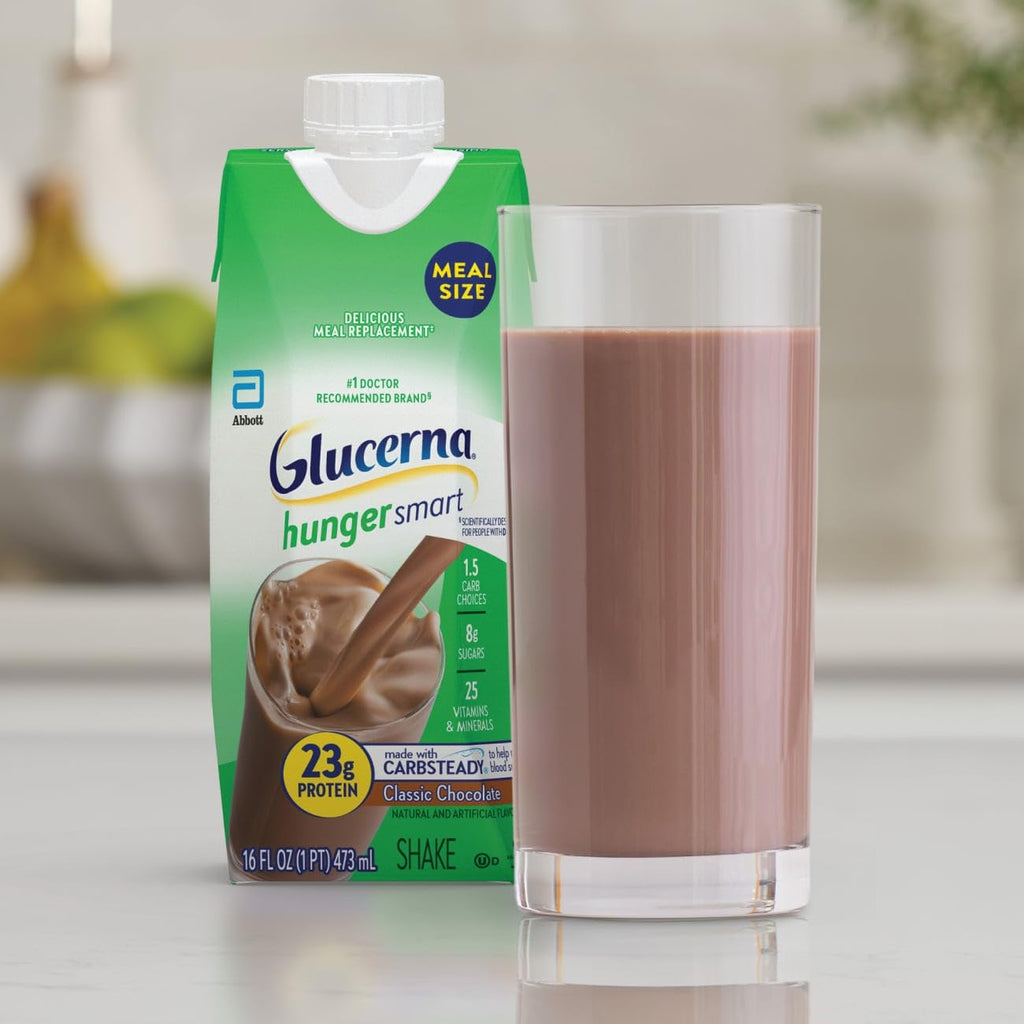 Classic Chocolate Diabetes Care Shake 23g Protein 12 Pack S563