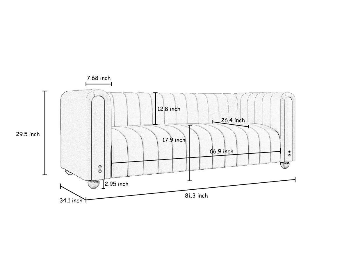 Green Velvet Curved Tufted Loveseat Sofa Z711778
