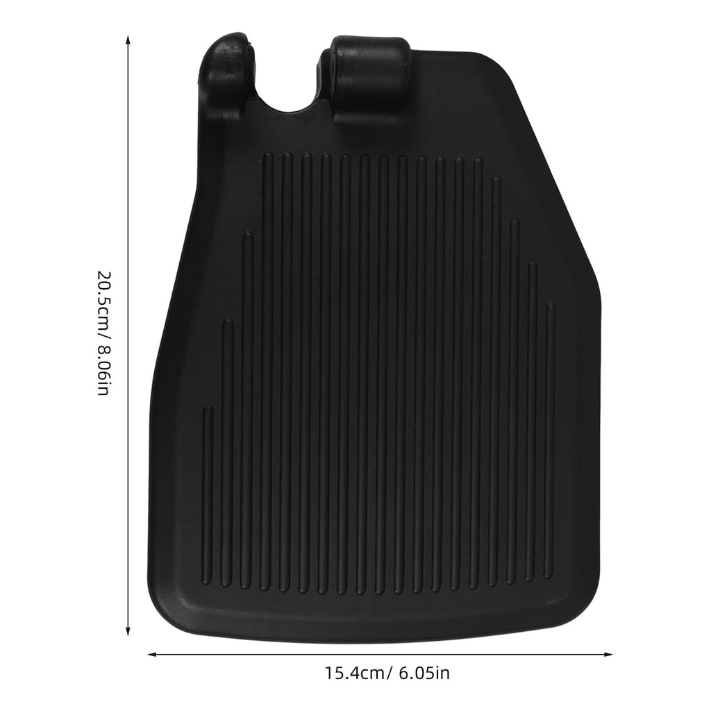 Black Plastic Wheelchair Footplates Replacement Pair A695