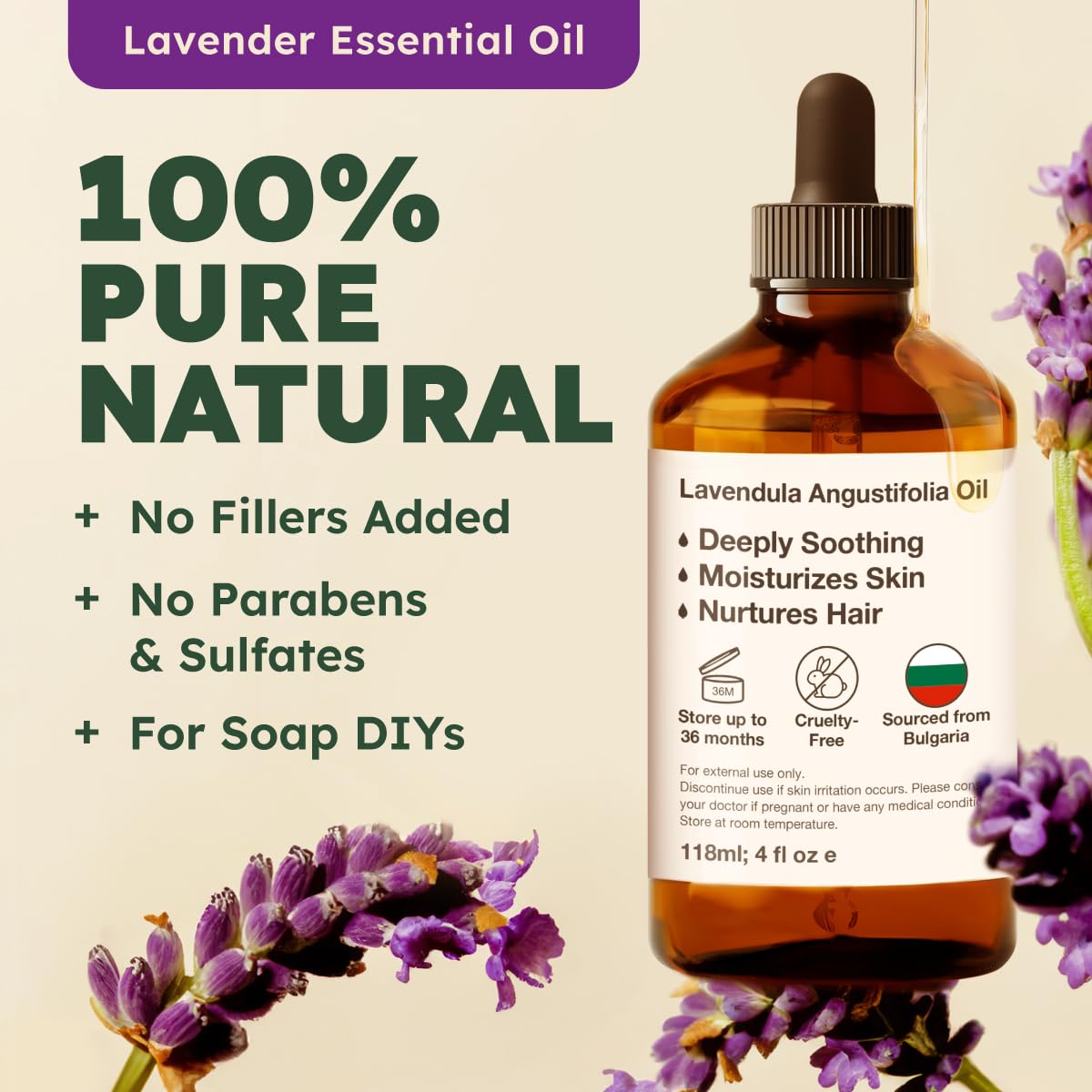 Lavender & Eucalyptus Essential Oil Set 2x4 fl oz H3731