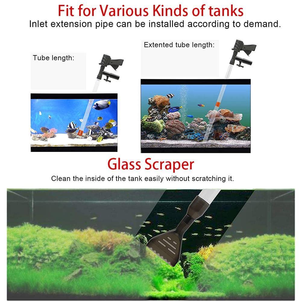 5 in 1 Aquarium Gravel Cleaner Y92295