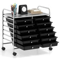 12 Drawer Rolling Storage Cart with Wheels Y980531