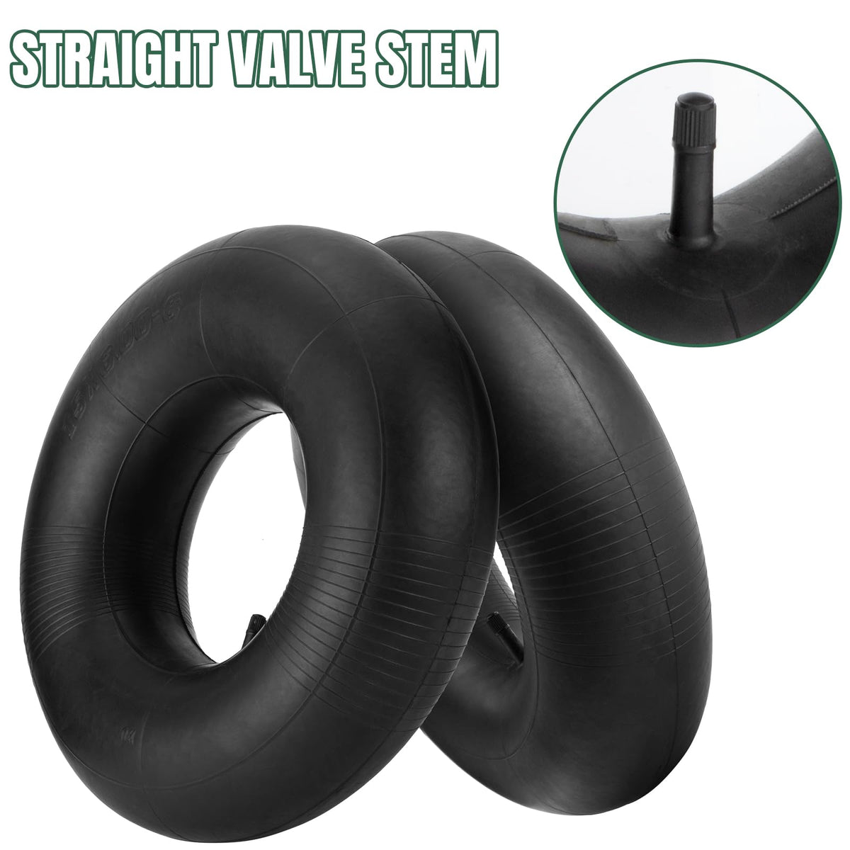 15x6.00-6 Inner Tube with Straight Valve Stem 2-Pack G228