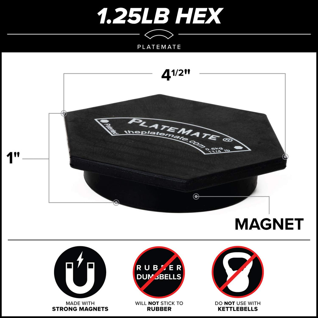 Magnetic Weights 1.25 lbs or 2.5 lbs Hex R23723