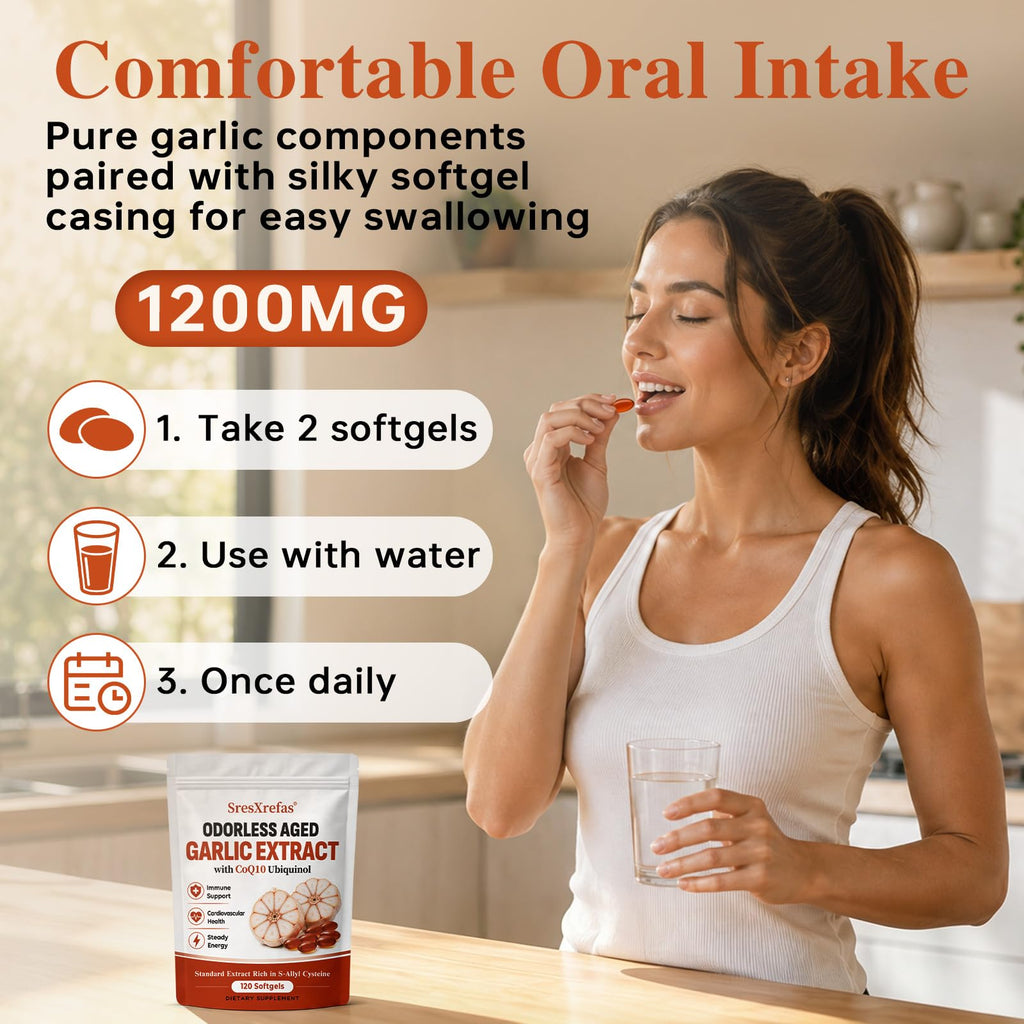 Aged Garlic Extract with CoQ10 Ubiquinol Softgels C5421