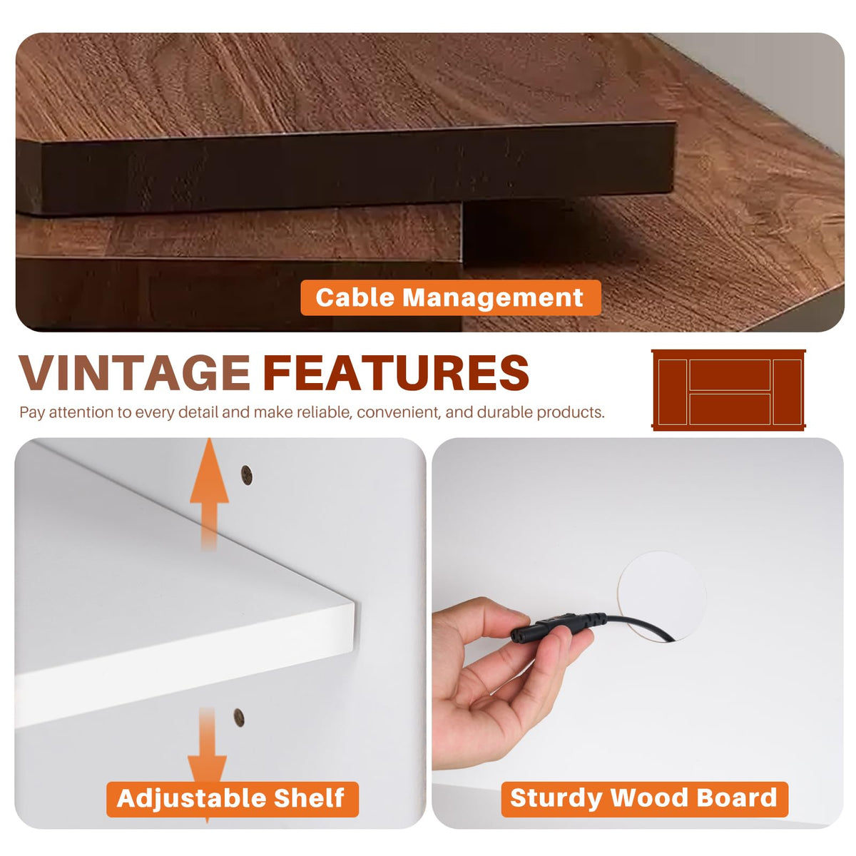 White 65 Inch Wood TV Stand X687321