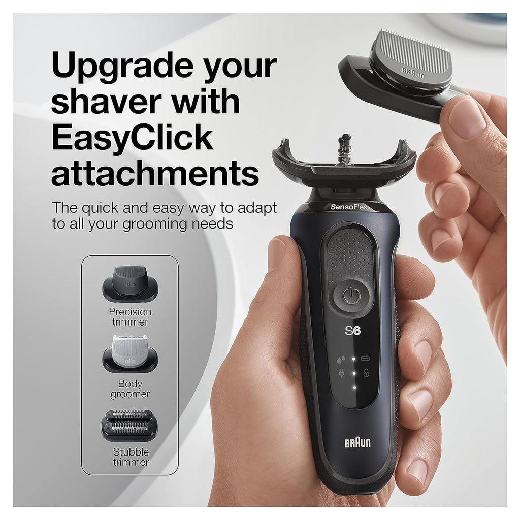 Electric Razor Wet & Dry Rechargeable Cordless Foil Shaver Black V8775