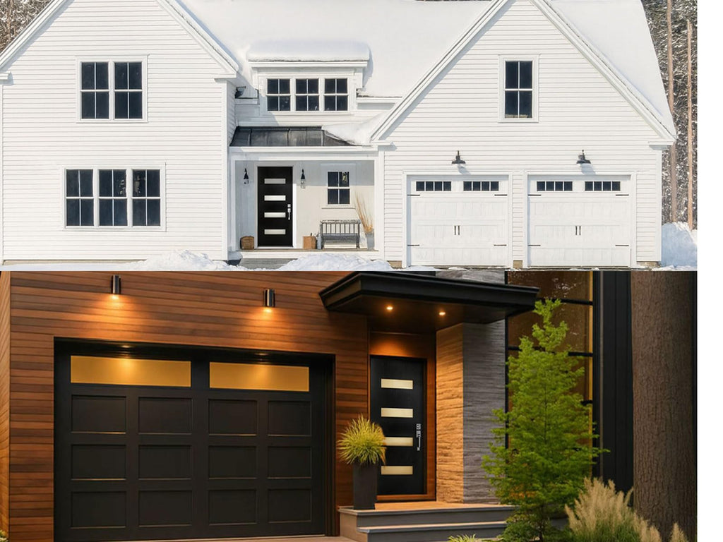 Fiberglass Door with Frosted Glass J42752