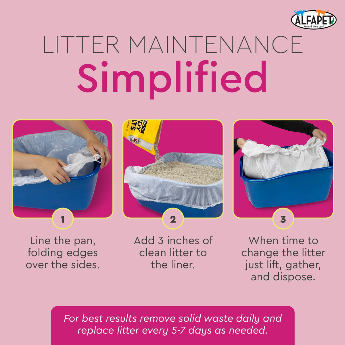 Elastic Cat Litter Box Liners Extra Giant 10 Count L27556