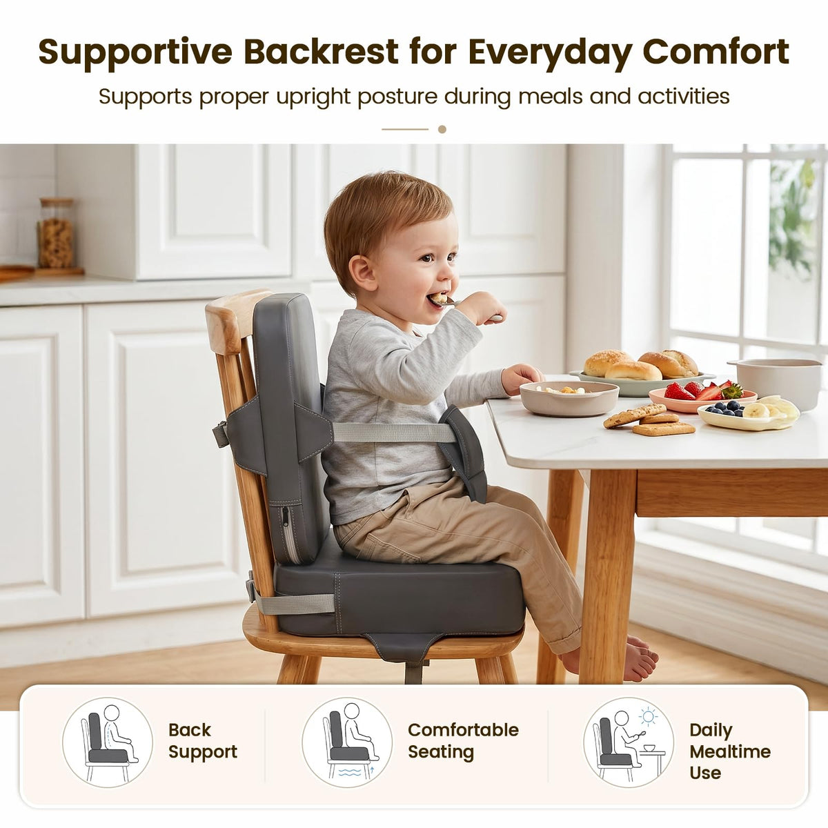 Toddler Booster Seat for Kitchen Chair E167