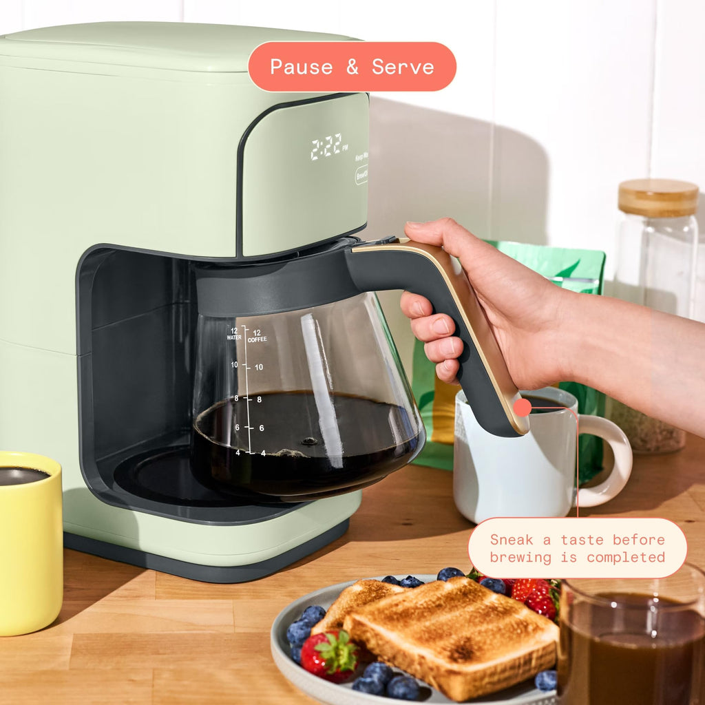 Sage Green 12-Cup Programmable Drip Coffee Maker F7959