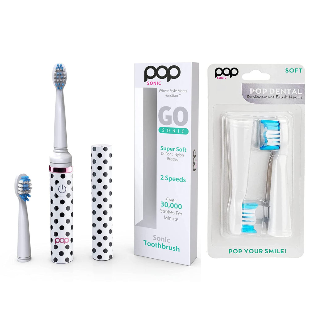 Electric Toothbrush with 2 Replacement Heads K445432