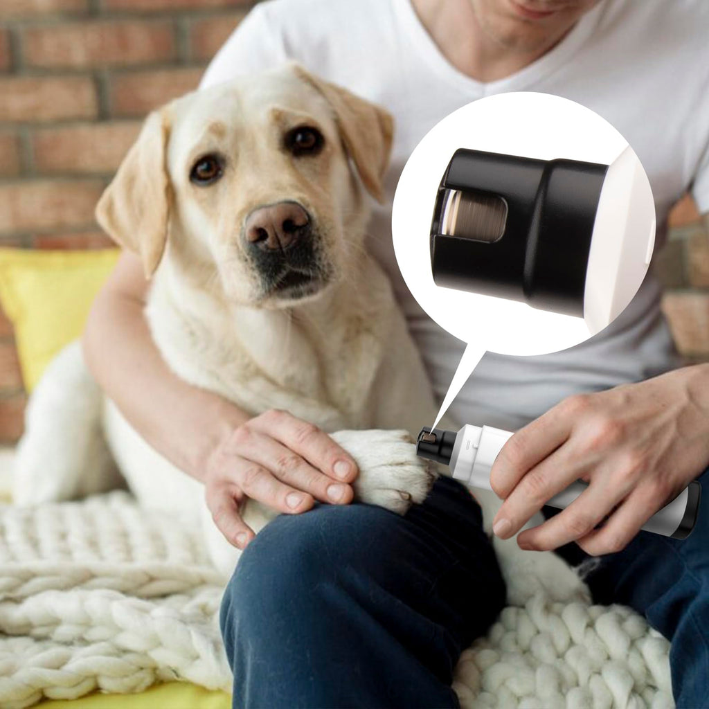 Quiet 2-Speed Type-C Rechargeable Dog Nail Grinder V7699