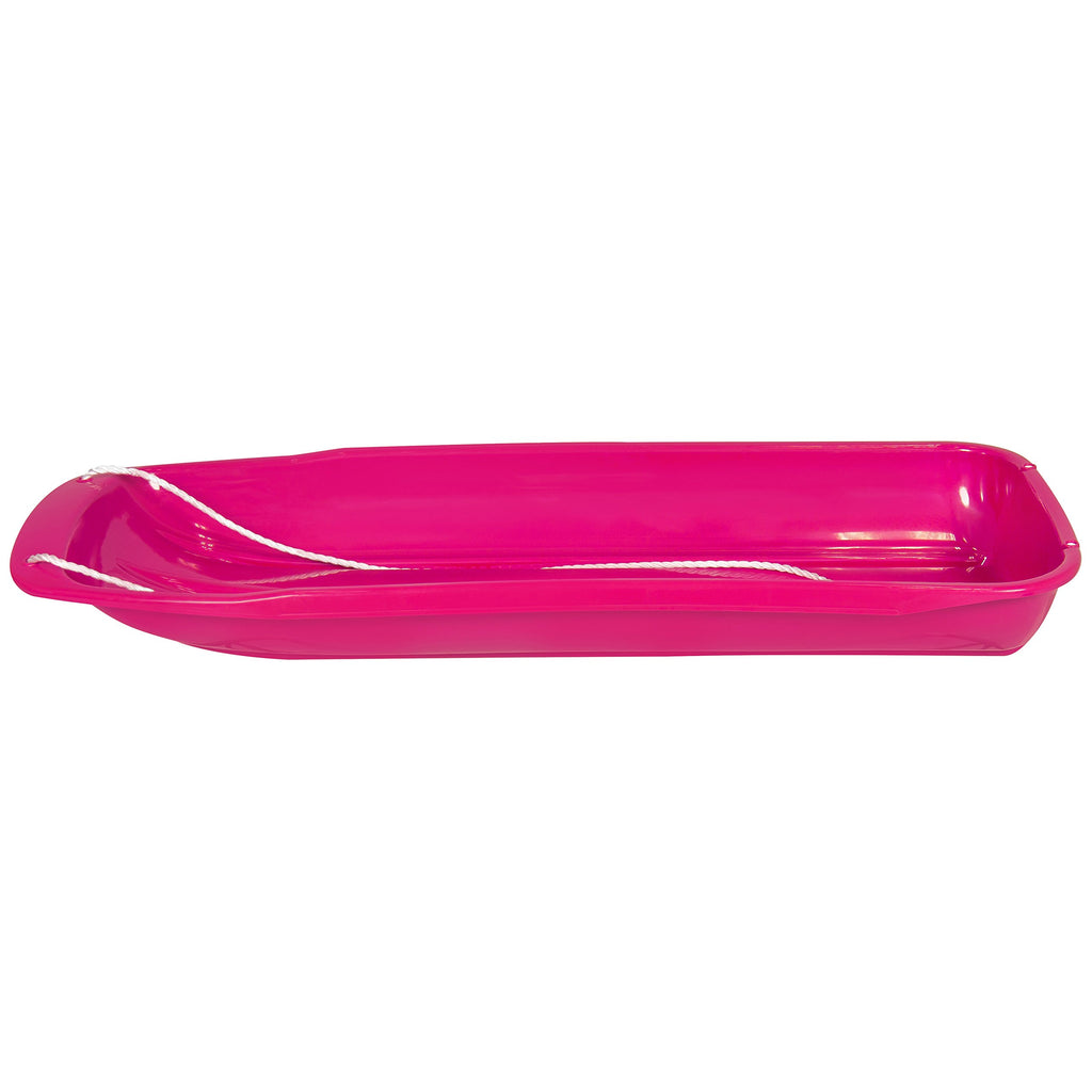48in Kids Plastic Toboggan Snow Sled with Pull Rope I866
