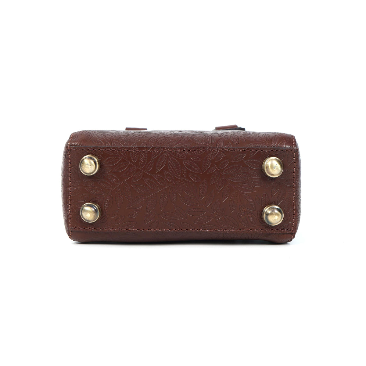 Genuine Leather Mini Tote Crossbody Bag D218805