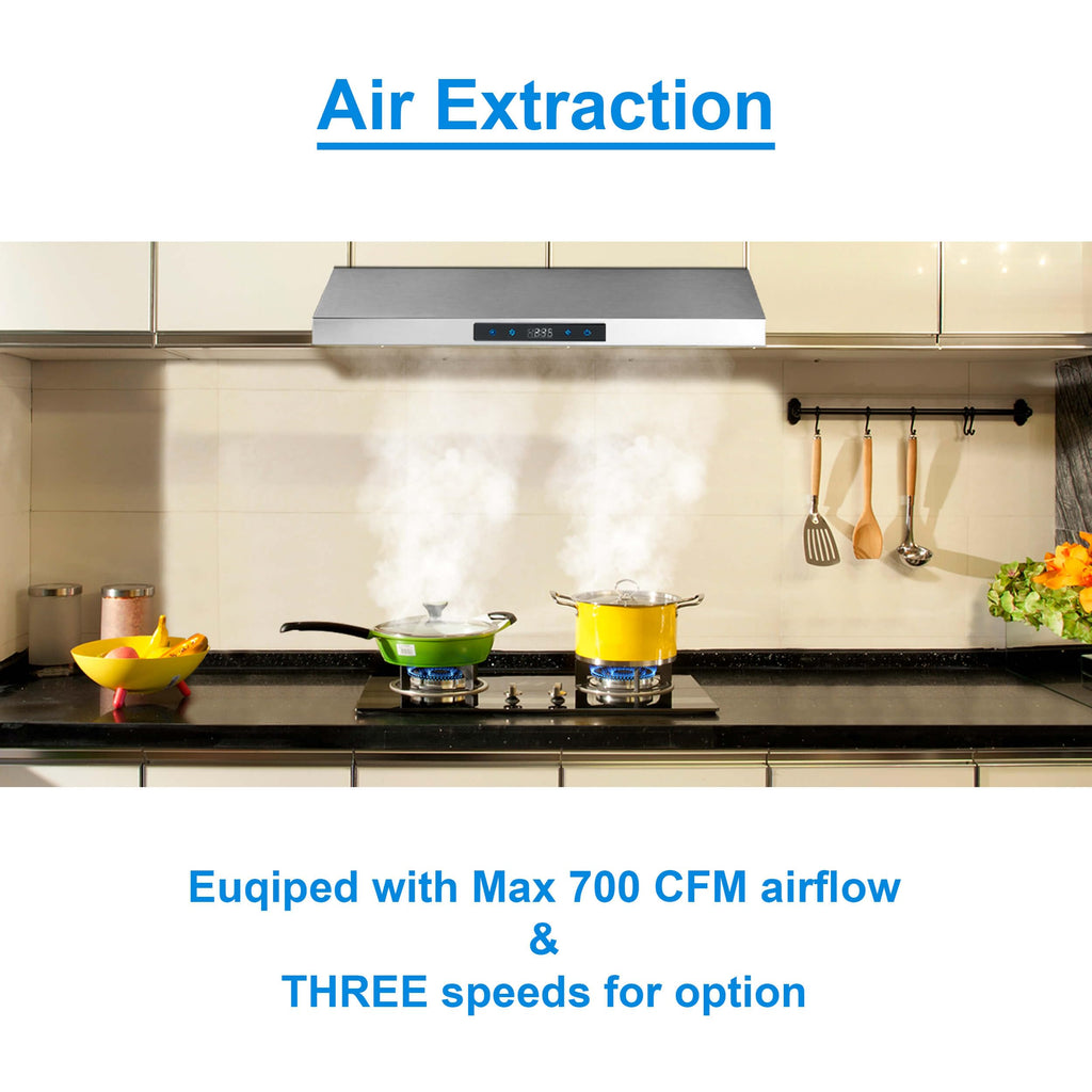 30 Inch Under Cabinet Stainless Steel Range Hood J681