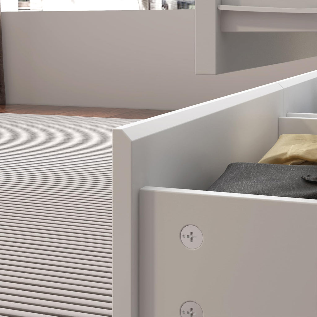White 9 Drawer Wood Dresser K870759
