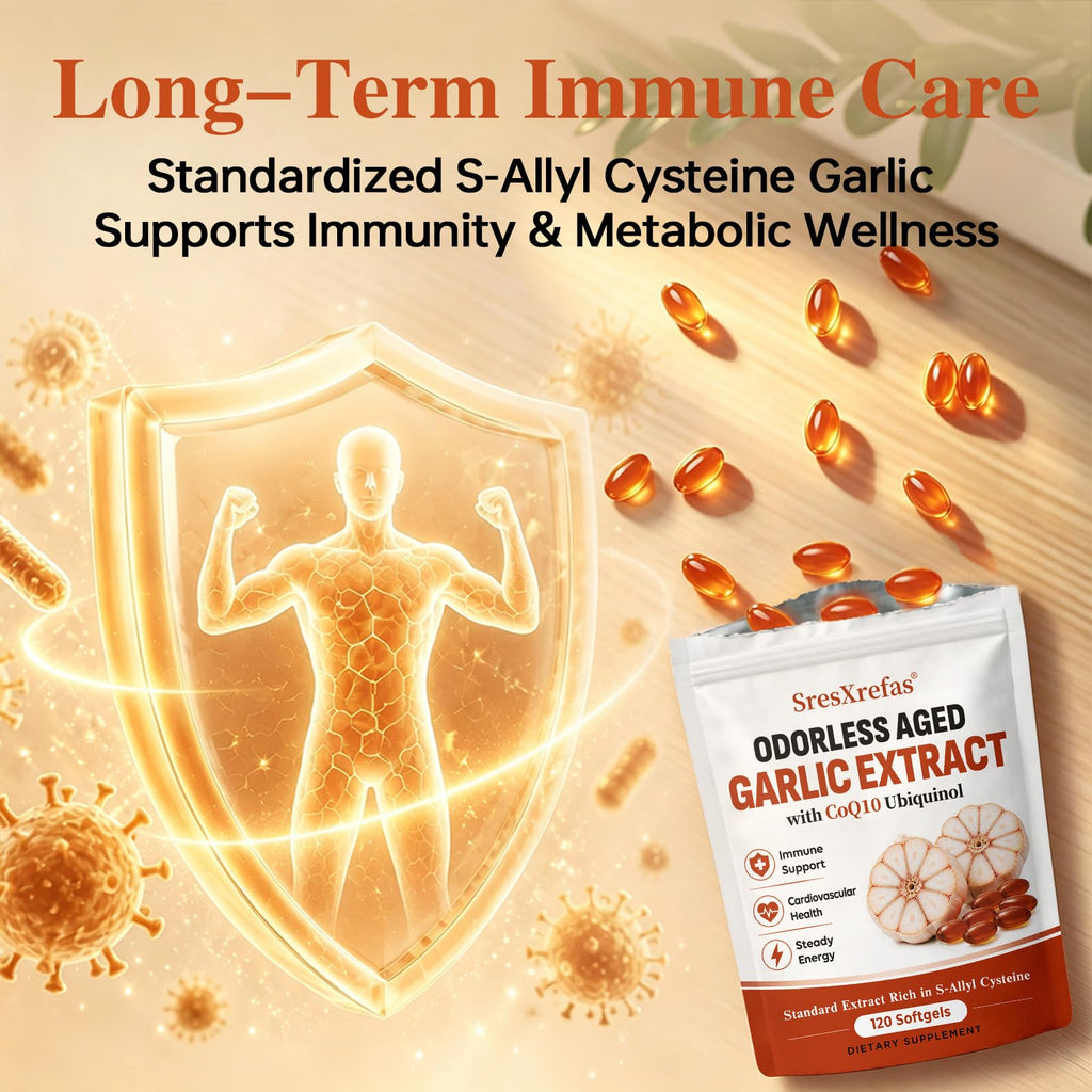 Aged Garlic Extract with CoQ10 Ubiquinol Softgels C5421