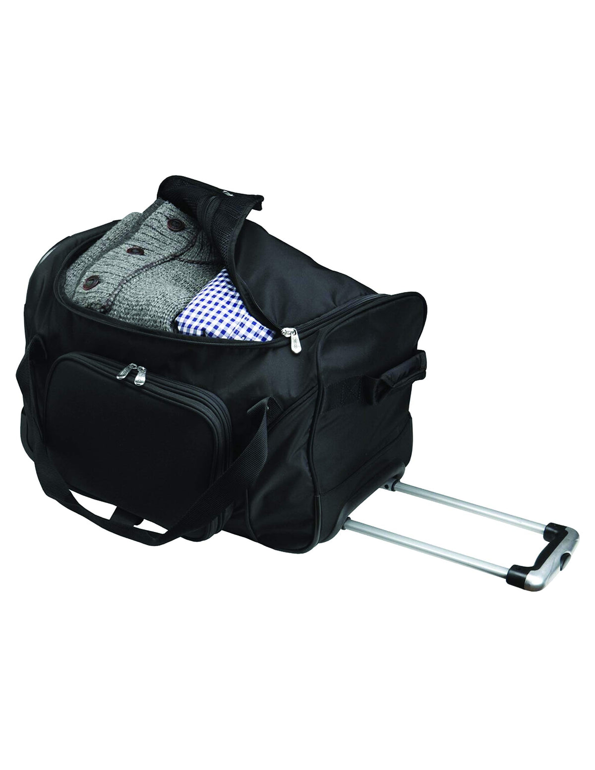 Lightweight 22-inch Wheeled Duffel Bag with Telescopic Handle W952